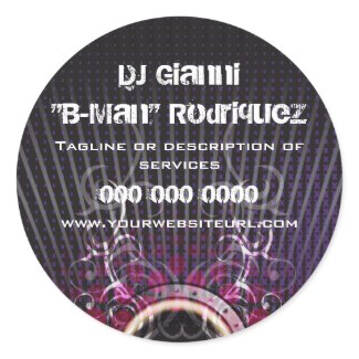DJ Speaker Rays Promotional Sticker sticker