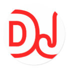 round_sticker - DJ - Disc Jockey DJing DJs. Are you a DJ?: Sizes 