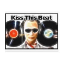 DJ Stuff "Kiss This Beat" Post Card
