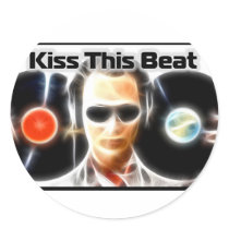 DJ Stuff "Kiss This Beat" Stickers