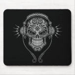 DJ Sugar Skull – Black Mouse Pads