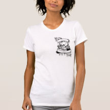 DJ Tapp womens beaten tee