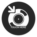 DJ Touch Here stickers