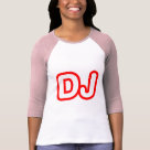 ladies_fitted_raglan - DJ - Disc Jockey DJing DJs. Are you a DJ?: Sizes  Available colors: whitepink