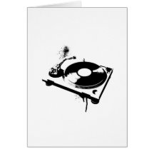 DJ Turntable Cards