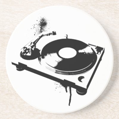 DJ Turntable Coasters