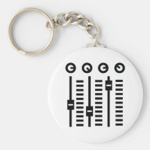 DJ Turntable Key Chain