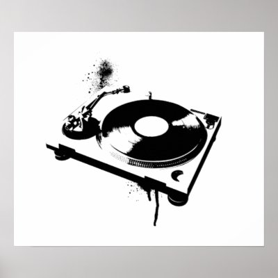 DJ Turntable Print