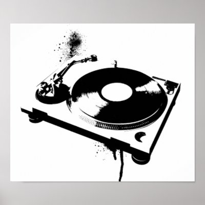 DJ Turntable Posters