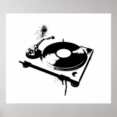 DJ Turntable Posters