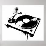 DJ Turntable Posters
