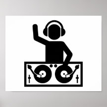 DJ Turntables Posters