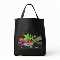 DJ Turntables Tote Bag by oneover1 DJ Turntables Tote Bag
