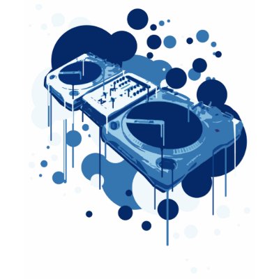 DJ Turntables t-shirts