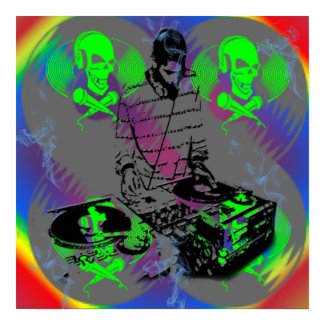 DJ Vinal Spinner Poster print