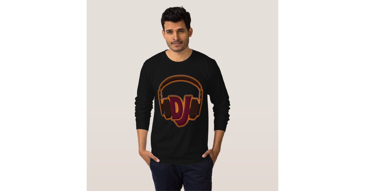 DJ wear headphones TShirt Zazzle