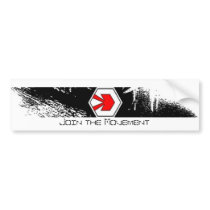 DJDT Join the Movement Bumper Sticker bumper stickers