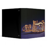 Djed pillar pectoral and wedjet eye pectoral 3 ring binders