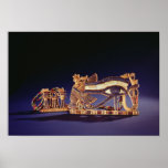 Djed pillar pectoral and wedjet eye pectoral posters