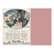 Djerkiss Romantic French Perfume Ad Post Cards