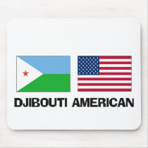 Djibouti American mousepads by flagshirt Djibouti American mousepads