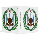Djibouti Coat of Arms detail Vinyl Binder