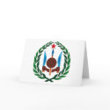 Djibouti Coat of Arms Greeting Card