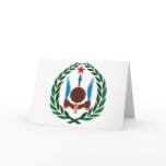 Djibouti Coat of Arms Greeting Card