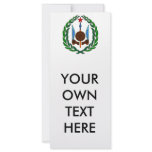 Djibouti. Coat of Arms Custom Rack Card