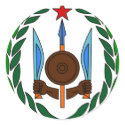 Djibouti coat of arms stickers by sergemayifuila Djibouti coat of arms stickers