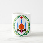 djibouti emblem coffee mug