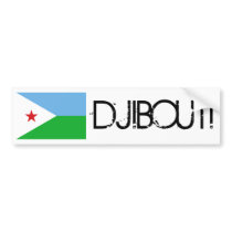 Djibouti Flag Bumper Stickers