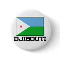 Djibouti Flag buttons by tshirtshirts Djibouti Flag buttons