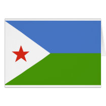 Djibouti Flag Cards