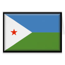 Djibouti Flag Cards