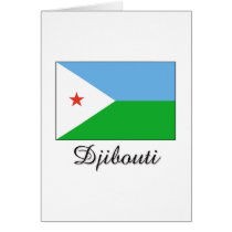 Djibouti Flag Design Cards