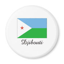Djibouti Flag Design magnets by flagshirt Djibouti Flag Design magnets
