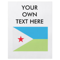 Djibouti Flag flyers by flagshirts Djibouti Flag flyers
