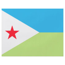 Djibouti Flag flyers by flagshirts Djibouti Flag flyers