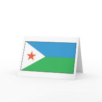 Djibouti Flag Greeting Card