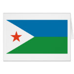 Djibouti Flag Greeting Card
