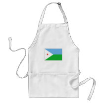 Djibouti FLAG International aprons by flagshirt Djibouti FLAG International aprons