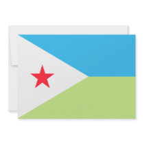 Djibouti Flag invitations by flagshirts Djibouti Flag invitations