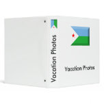 Djibouti Flag Jewel 3 Ring Binders