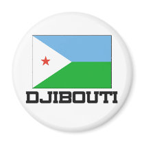 Djibouti Flag magnets by tshirtshirts Djibouti Flag magnets