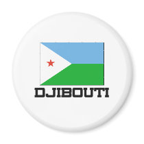 Djibouti Flag magnets by tshirtshirts Djibouti Flag magnets