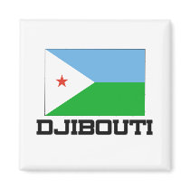 Djibouti Flag magnets by tshirtshirts Djibouti Flag magnets