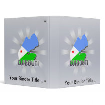 Djibouti Flag Map 2.0 Vinyl Binder