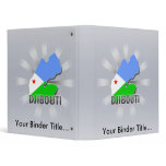 Djibouti Flag Map 2.0 Vinyl Binder
