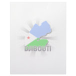 Djibouti Flag Map 2.0 Letterhead